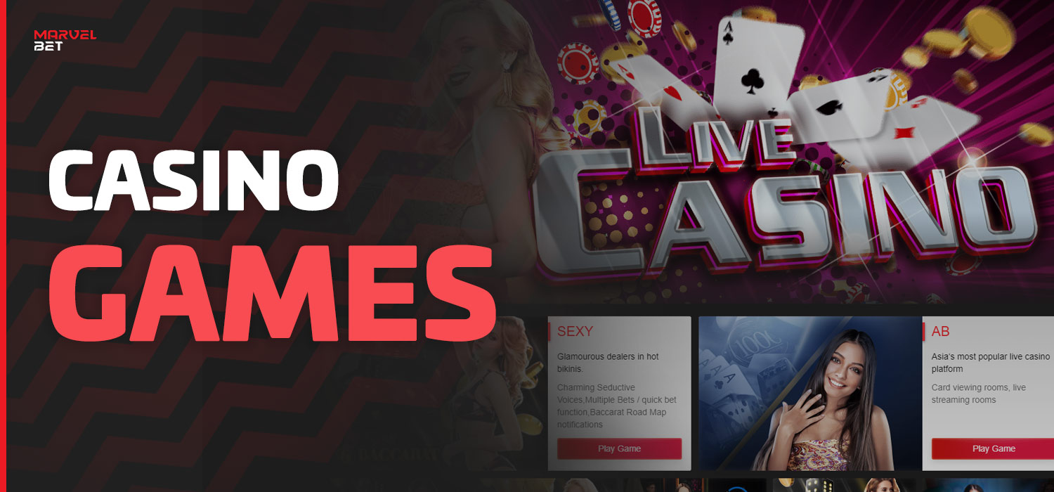 marvelbet casino games