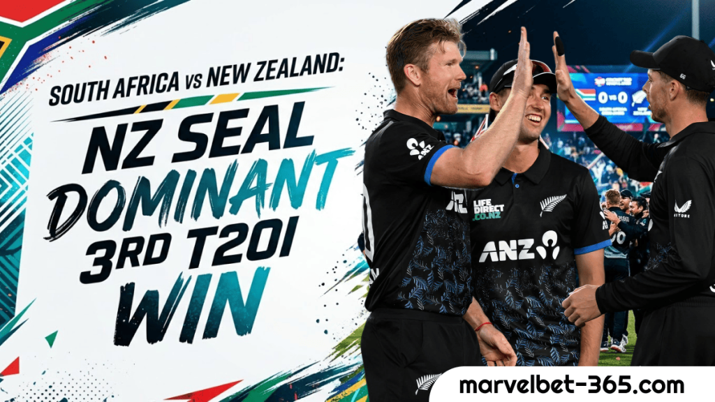 South Africa vs New Zealand : New Zealand Seal Dominant Win in 3rd T20I Showdown